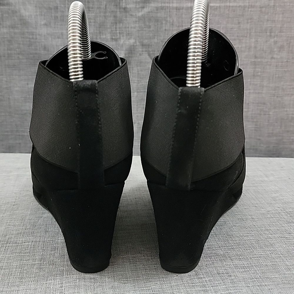 Stuart Weitzman Coban Suede Wedge Booties, Women'… - image 5